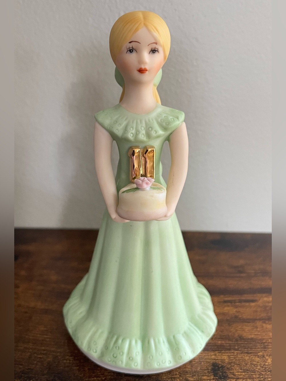 Enesco 1981 Growing Up Birthday Girls Figurine Age 11
